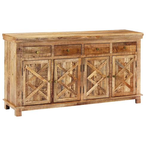 Rustika Rowe -  Sideboard with 4 Drawers 160x40x85 cm Solid Mango Wood